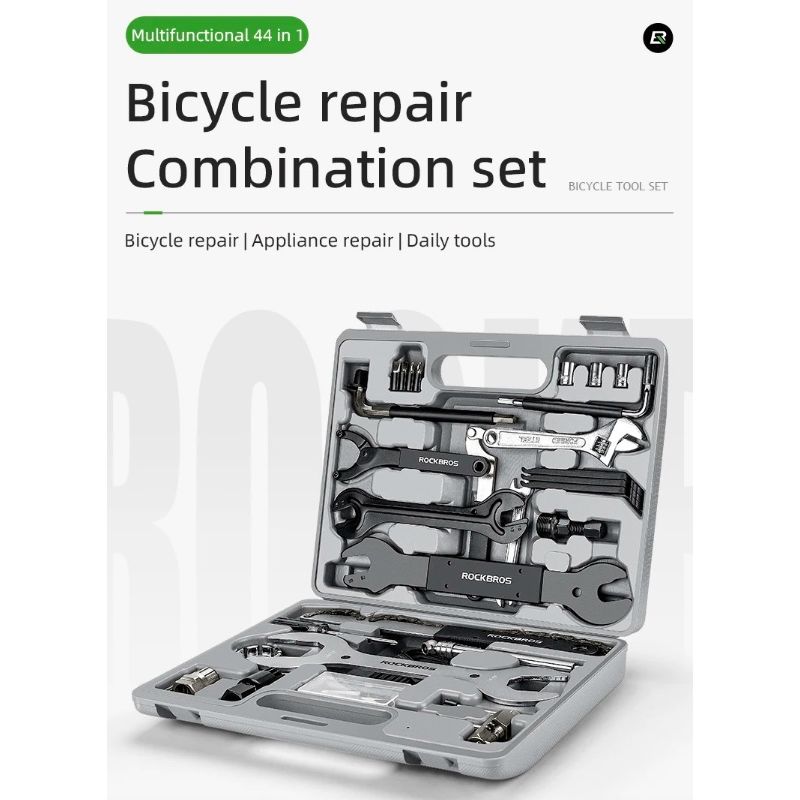 ROCKBROS kit outils cyclisme professionnels haute qualité rangement compact pour réparations vélo passionnés