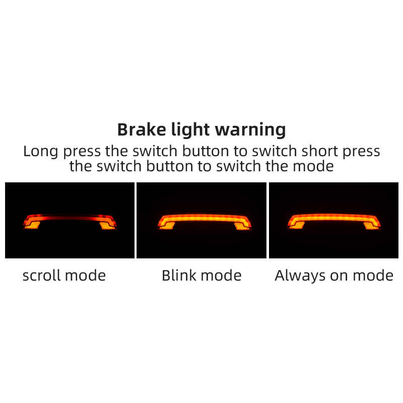 Découvrez ROCKBROS LKWD-R1 lumière de vélo LED USB intelligente avec télécommande sans fil feu arrière innovant