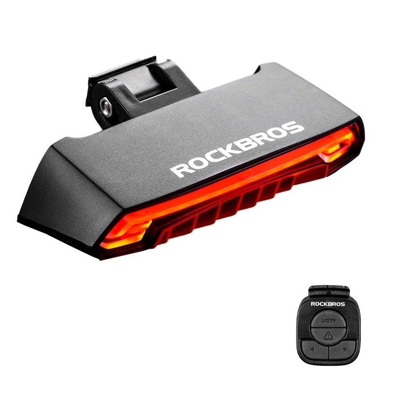 Découvrez ROCKBROS LKWD-R1 lumière de vélo LED USB intelligente avec télécommande sans fil feu arrière innovant
