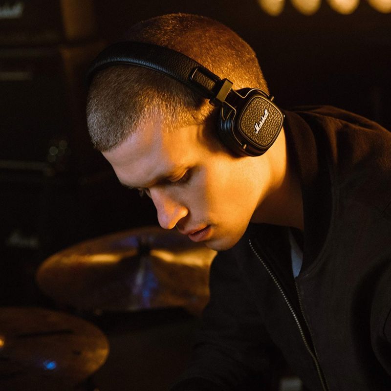 Casque Bluetooth sans fil Major III pliable microphone intégré son exceptionnel confort moderne Bluetooth 5.0