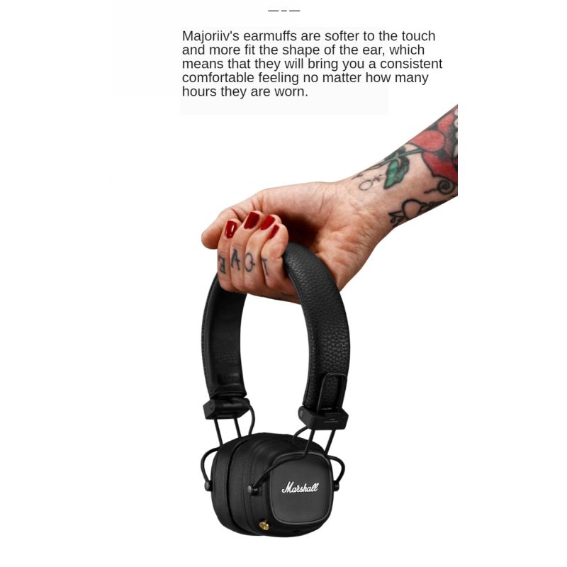Casque Bluetooth sans fil Major III pliable microphone intégré son exceptionnel confort moderne Bluetooth 5.0