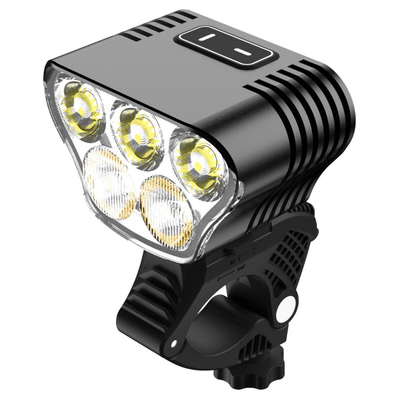 Mangeleyes M5 Lumière de Vélo LED 5000 Lumens Sécurité Cyclisme Nocturne Batterie 20000mAh Rechargeable USB