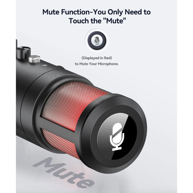 Nouveau MU900PRO Microphone USB RVB Haute qualité sonore pour créateurs de contenu avec éclairage LED dynamique