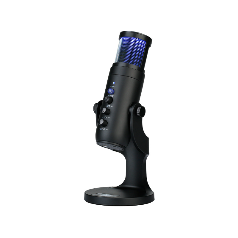 Nouveau MU900PRO Microphone USB RVB Haute qualité sonore pour créateurs de contenu avec éclairage LED dynamique