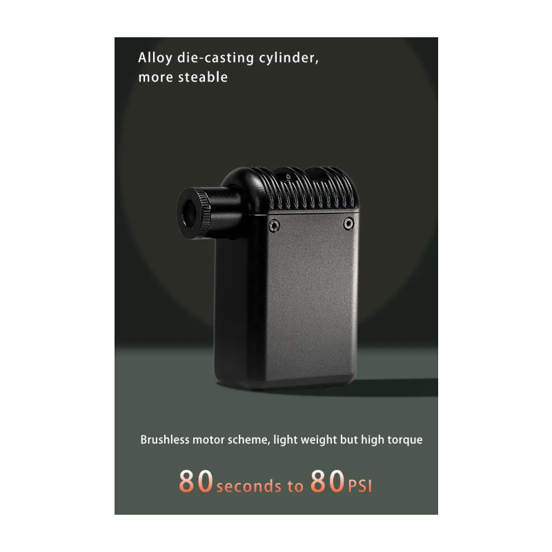 Mini Pompe à Air Électrique Sans Fil Gonfleur Portable Vélo Valve Presta Schrader Pompe Légère et Durable