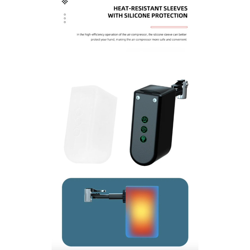 Mini pompe vélo polyvalente en alliage aluminium avec capteur pression haute précision et gonfleur rechargeable