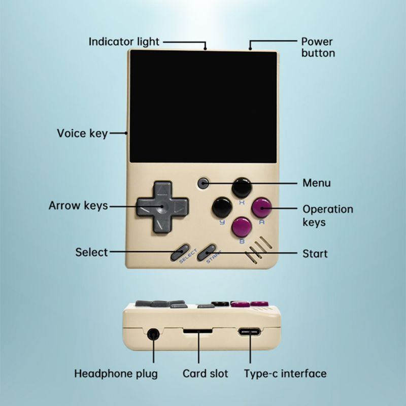 Découvrez MIYOO Mini Plus console de jeu portable rétro écran IPS 3 5 pouces jeux vintage gaming en déplacement
