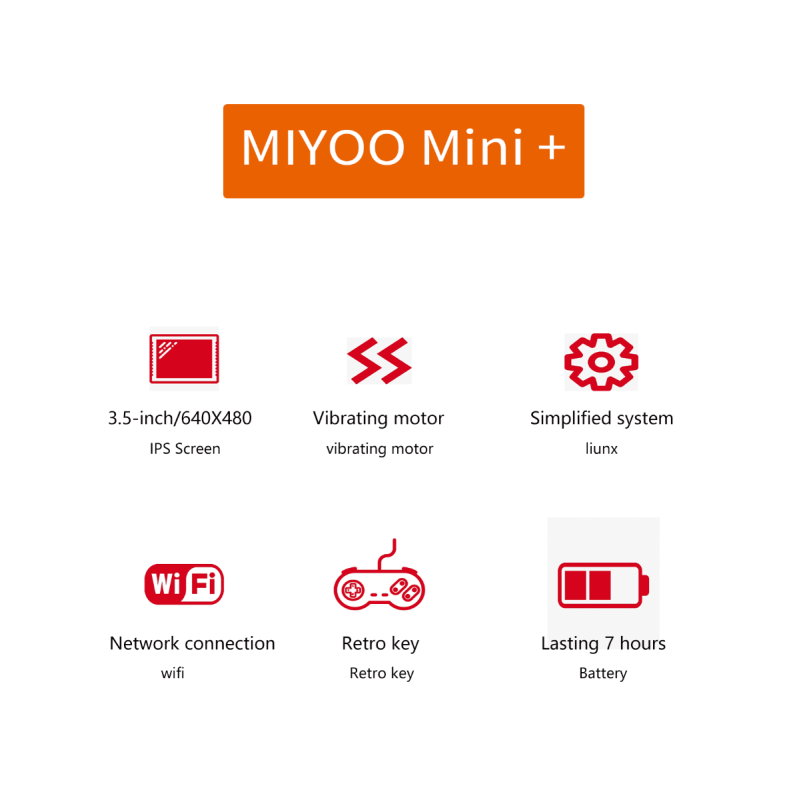 Découvrez MIYOO Mini Plus console de jeu portable rétro écran IPS 3 5 pouces jeux vintage gaming en déplacement