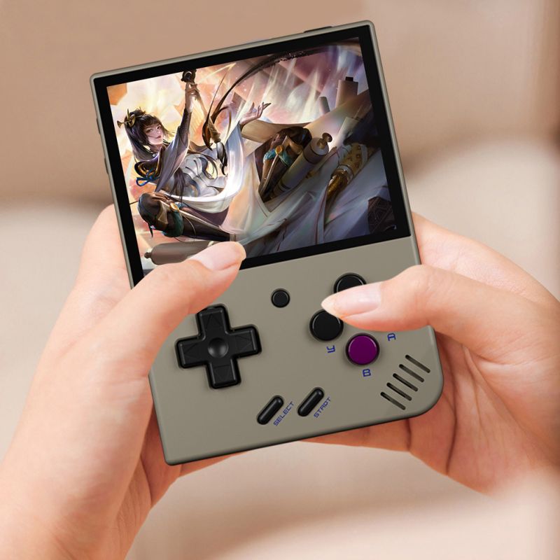 Découvrez MIYOO Mini Plus console de jeu portable rétro écran IPS 3 5 pouces jeux vintage gaming en déplacement