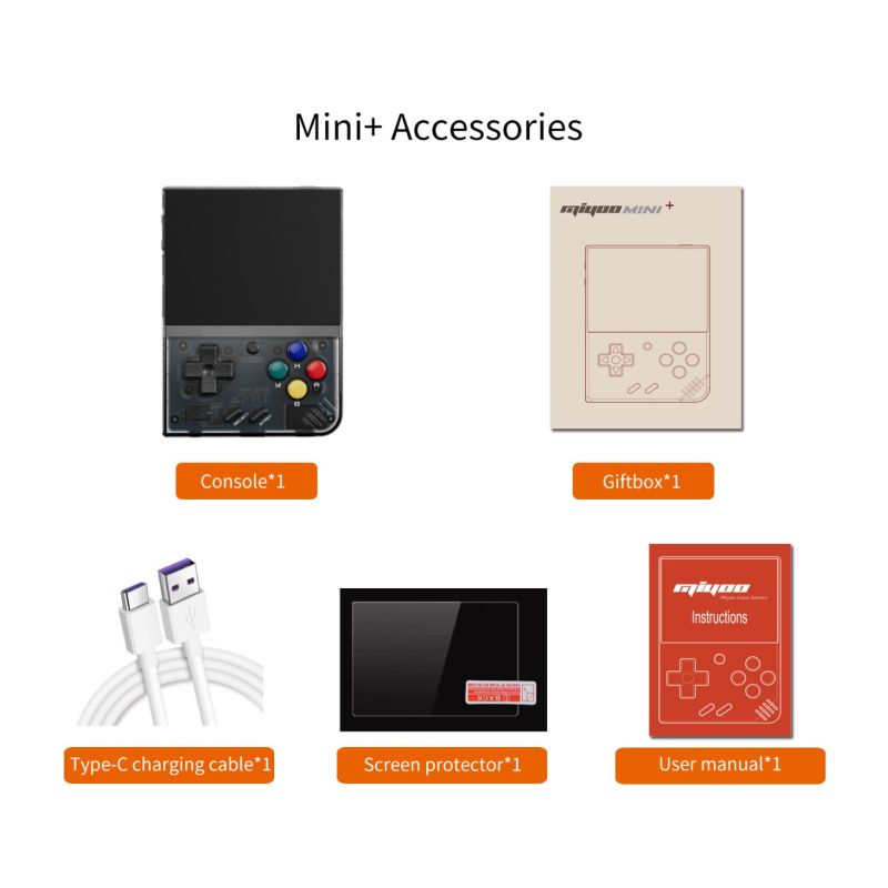Découvrez MIYOO Mini Plus console de jeu portable rétro écran IPS 3 5 pouces jeux vintage gaming en déplacement
