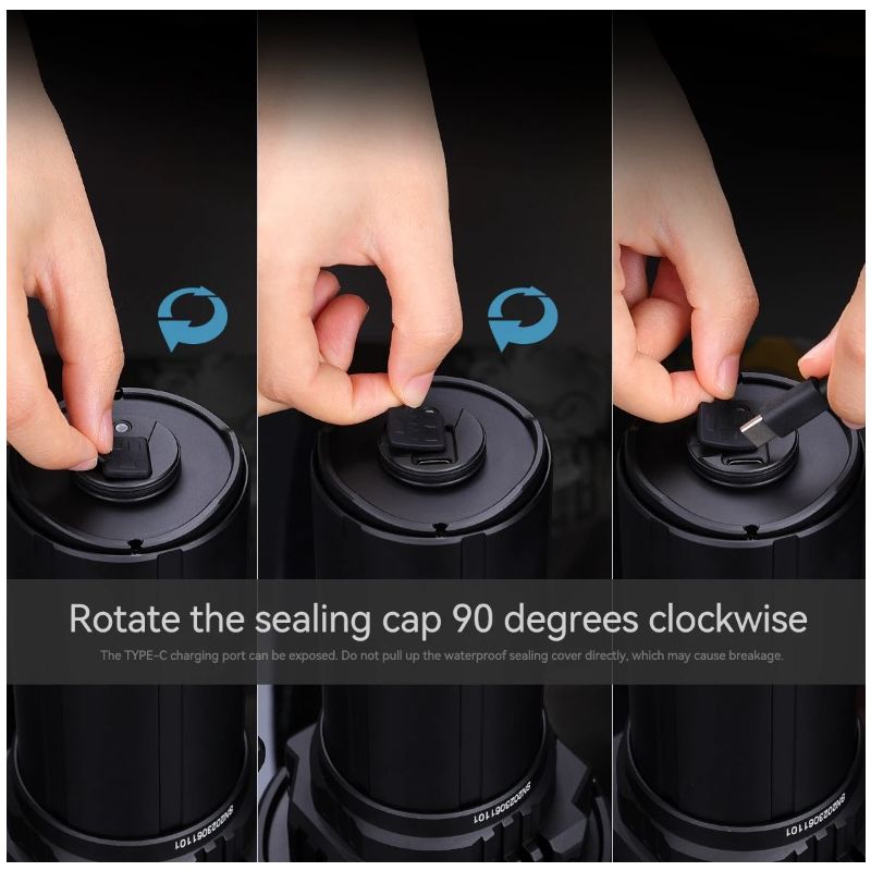 IMALENT MS32 Lampe de Poche LED Ultra Puissante 200000 Lumens pour Éclairage d'Aventure et Visibilité Nocturne