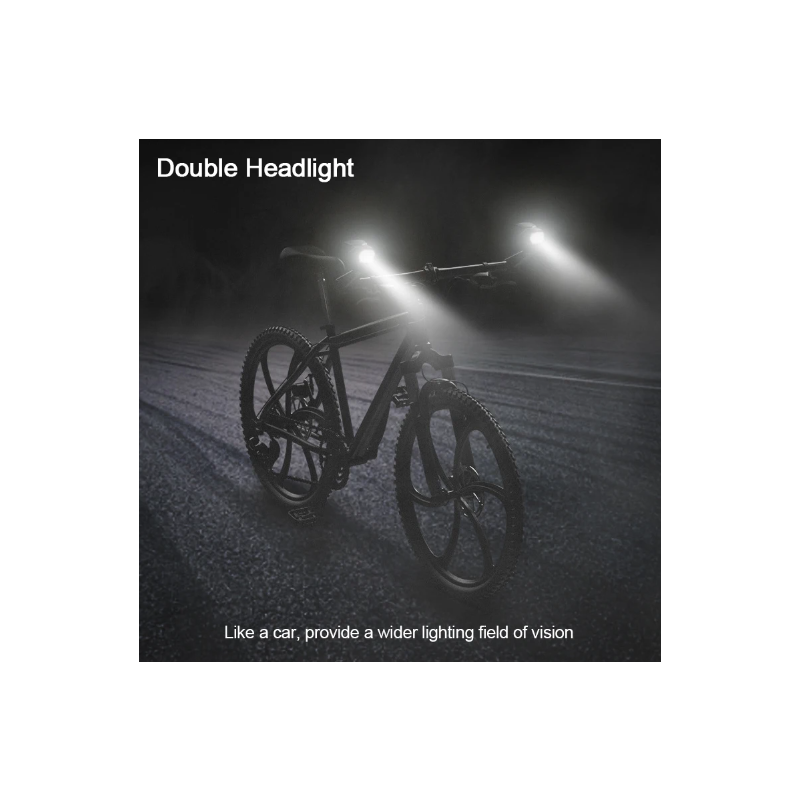 Phare rétroviseur CarryBright CB800 visibilité cycliste alliage aluminium design bouton verrouillage vélo sécurité