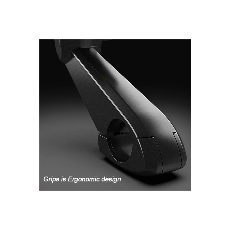 Phare rétroviseur CarryBright CB800 visibilité cycliste alliage aluminium design bouton verrouillage vélo sécurité