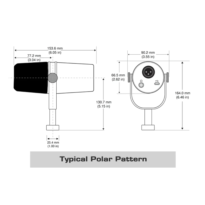 Découvrez le MV7 Microphone Dynamique Professionnel idéal pour Podcast et Enregistrement Vocal Son de Haute Qualité