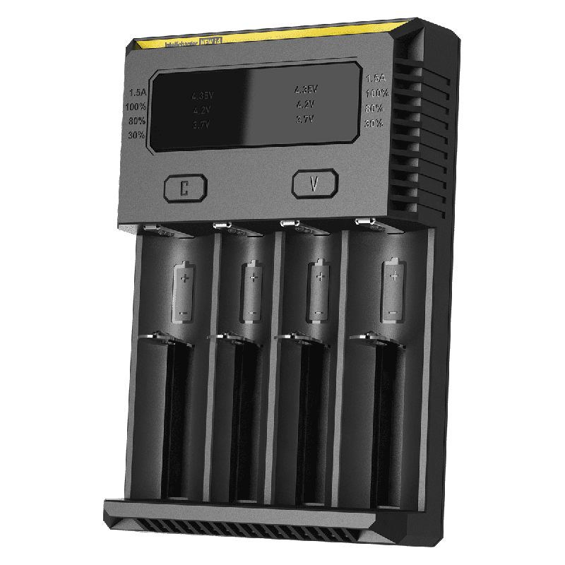 Nitecore NOUVEAU I4 Chargeur de Batterie Li-ion Technologie de Charge Intelligente Compatibilité Étendue