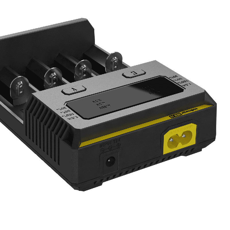 Nitecore NOUVEAU I4 Chargeur de Batterie Li-ion Technologie de Charge Intelligente Compatibilité Étendue