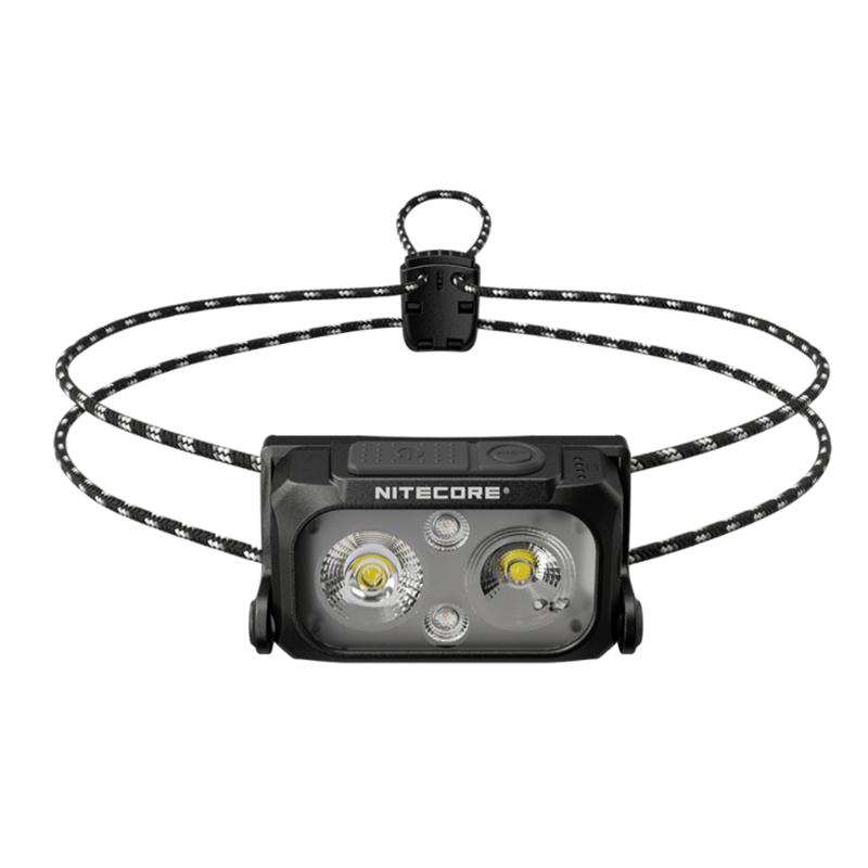 Lampe frontale NITECORE NU25 UL 400 lumens LED rechargeable USB-C éclairage extérieur et faisceau double