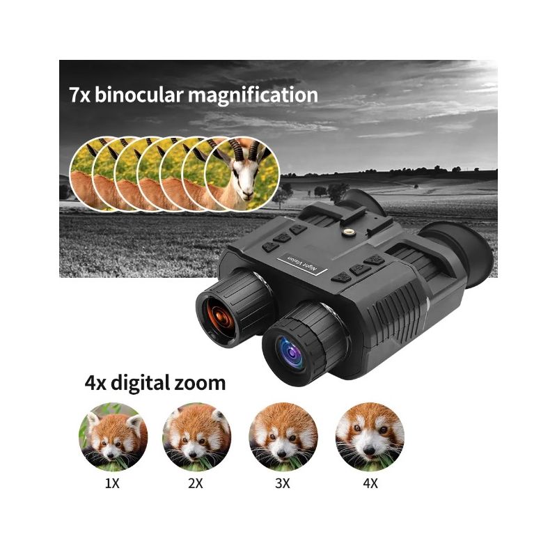 Lunettes de Vision Nocturne NV8000 Haute Résolution Vidéo 4K Technologie Naked-3D Observation de la Faune