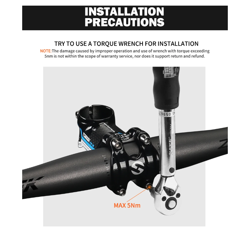 Guidon TOLOOKING ZF-ONE Vélo en Fibre de Carbone 31.8mm Noir Mat Largeur 580-760mm Haute Qualité Cyclisme