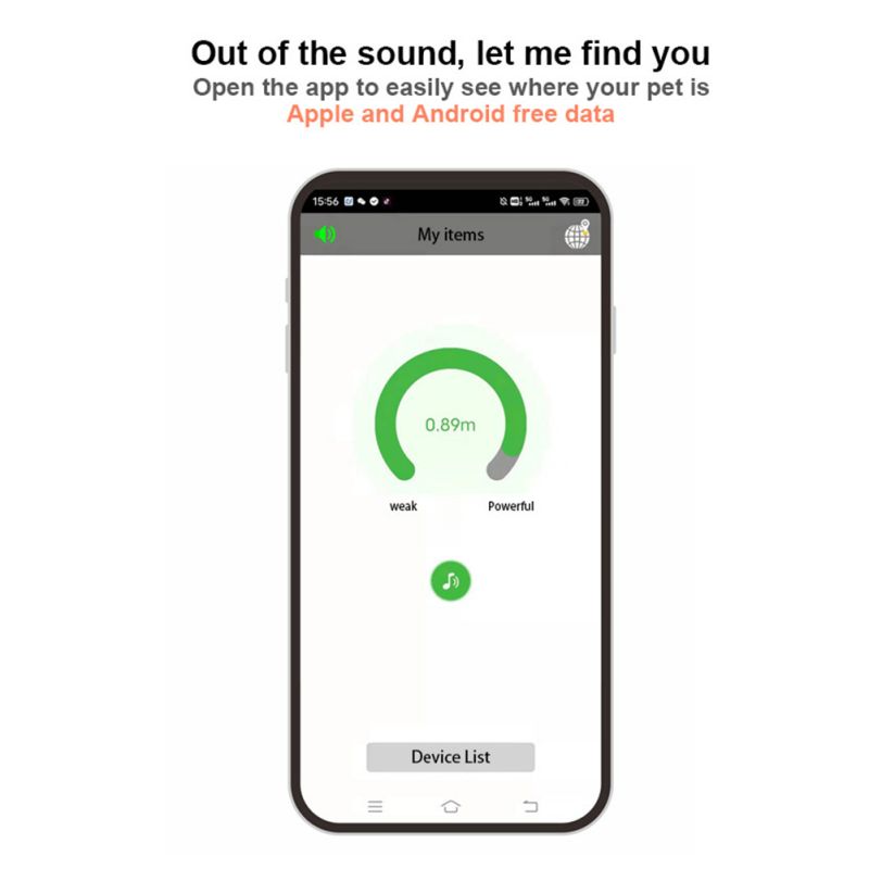 Collier GPS étanche IP65 pour animaux Suivi en temps réel des chats et chiens Collier de localisation intelligent