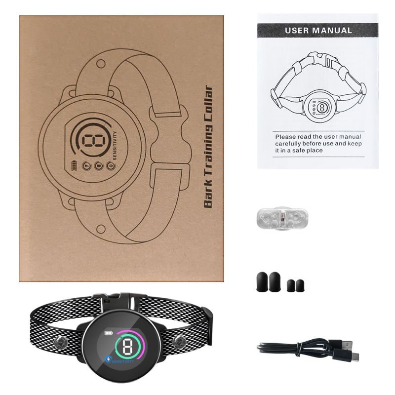 Bouchon d'écran couleur Anti-aboiement de chien avec puce de reconnaissance et gestion comportement animal