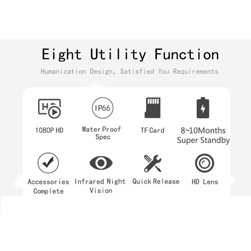 Caméra de chasse PR1000 avec capture photo 36MP vision nocturne infrarouge pour observation animale extérieure