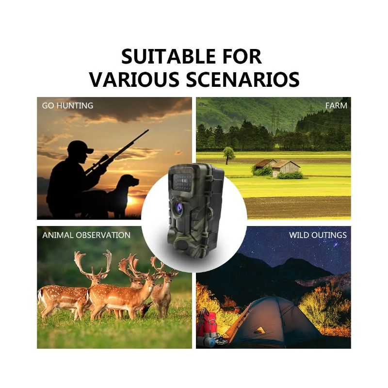 Caméra infrarouge PR700 pour surveillance de la faune avec détection de mouvement rapide et vision nocturne