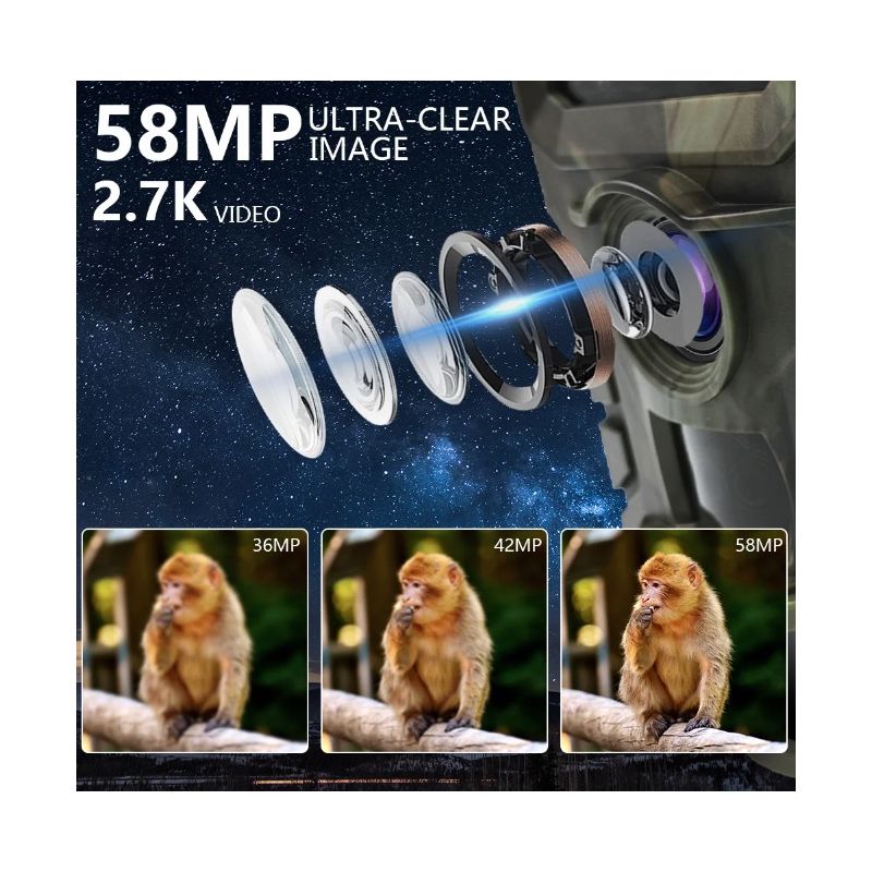 Caméra infrarouge PR700 pour surveillance de la faune avec détection de mouvement rapide et vision nocturne