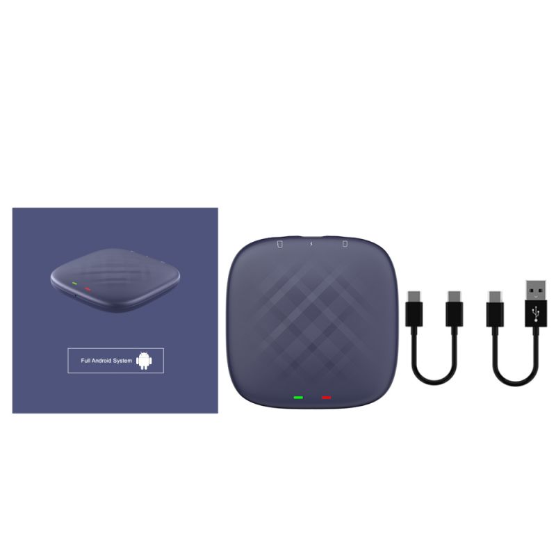 CarlinKit Boîte CarPlay Ai QCM6125 Android 12 Multitâche Fluides Streaming IPTV Netflix Divertissement Auto