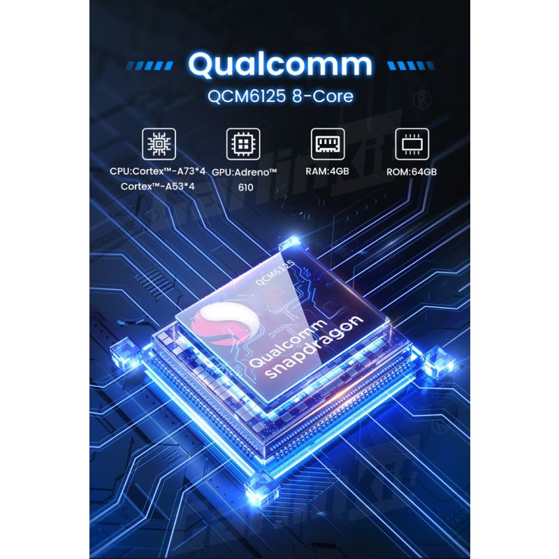 CarlinKit Boîte CarPlay Ai QCM6125 Android 12 Multitâche Fluides Streaming IPTV Netflix Divertissement Auto