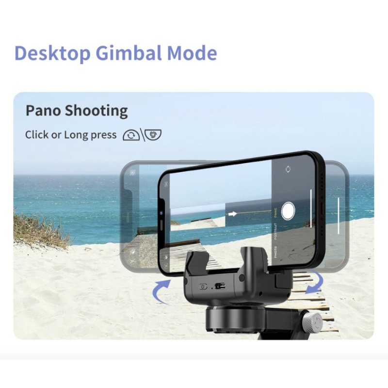 Q18 Selfie Stick Rotation 360 Prise de vue créative Trépied pour smartphones Photographie mobile innovante