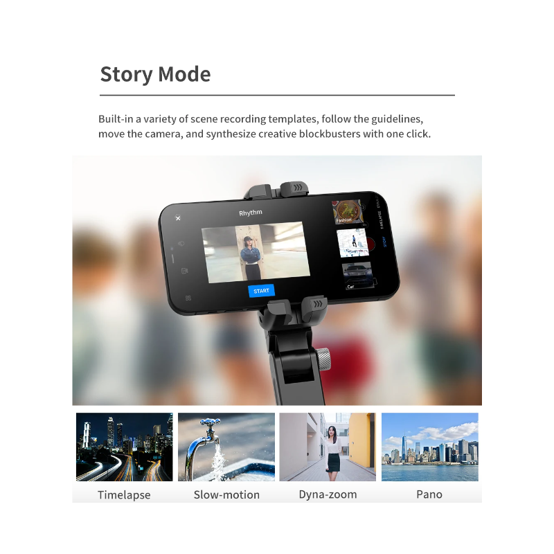 Q18 Selfie Stick Rotation 360 Prise de vue créative Trépied pour smartphones Photographie mobile innovante