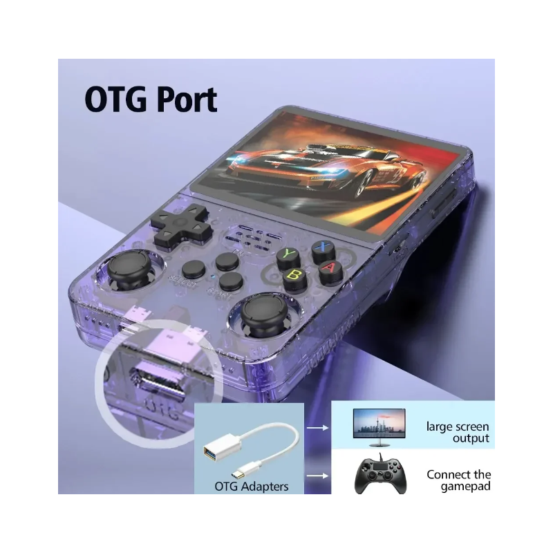 Console de Jeu Portable R36S Écran IPS 3.5