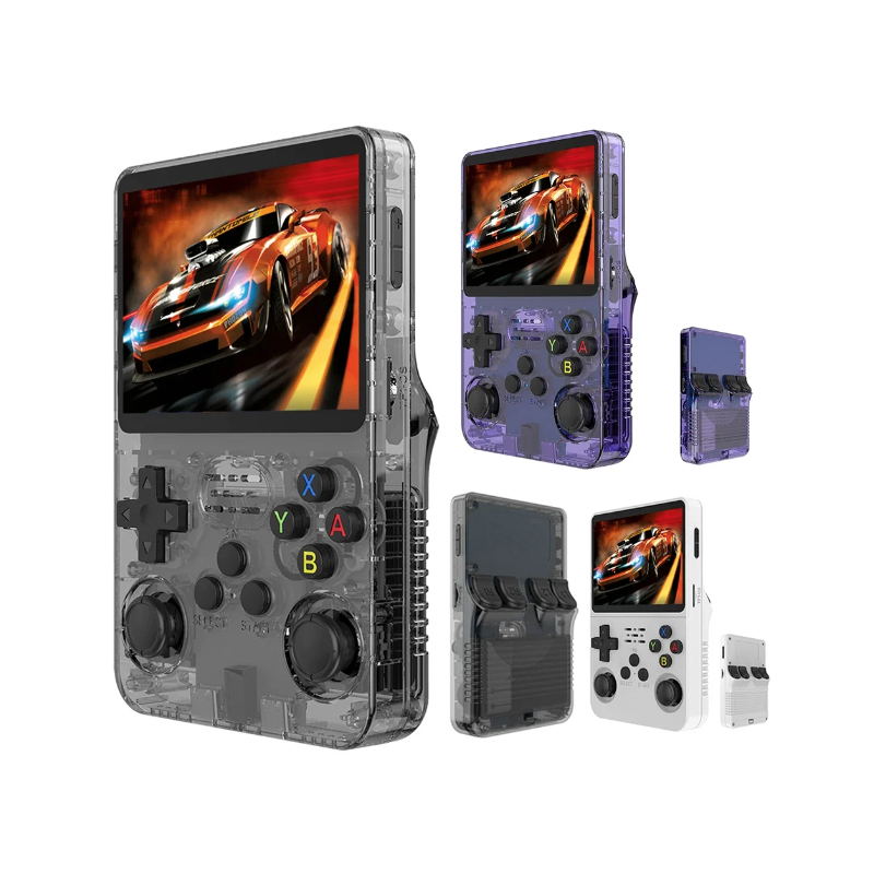 Console de Jeu Portable R36S Écran IPS 3.5" Rétro Gaming 10 000 Jeux Classiques Joystick Haute Précision