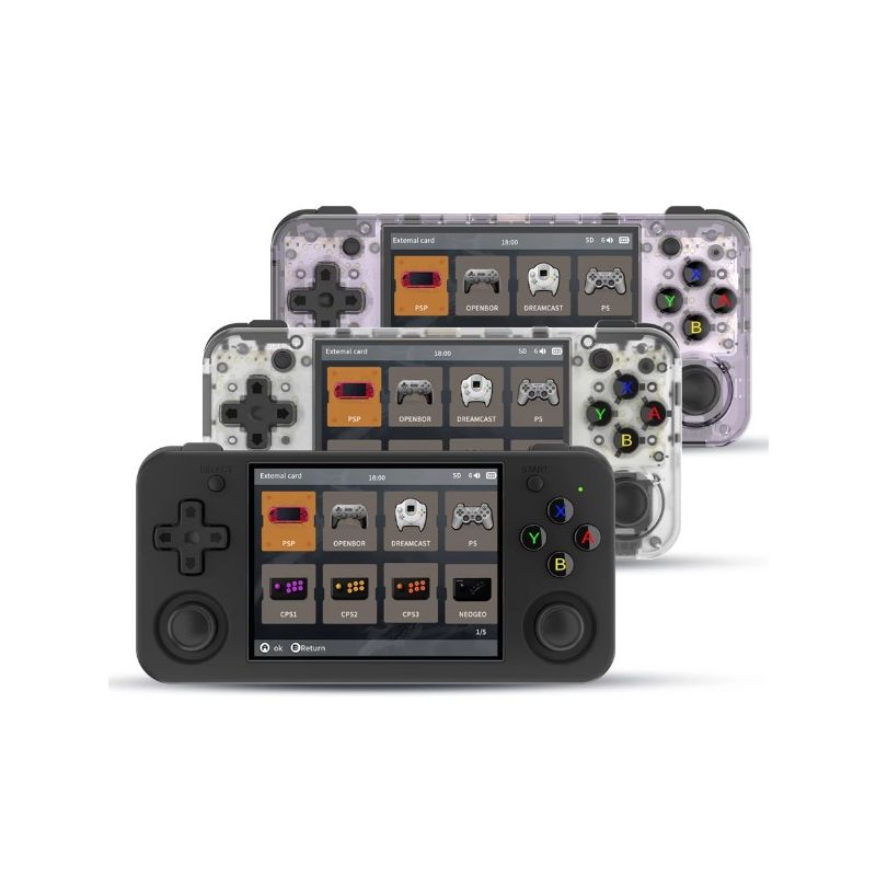 ANBERNIC RG35XX H Console de jeu portable Linux H700 plus de 5000 jeux classiques écran IPS gaming rétro