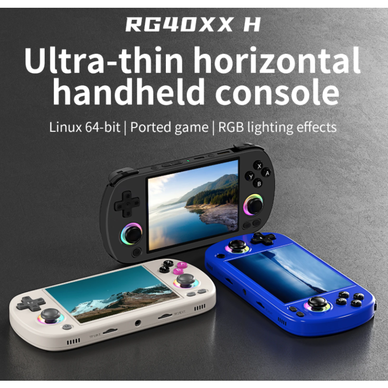 ANBERNIC RG40XX H Console de Jeu Portable Linux | Rétro 4.0