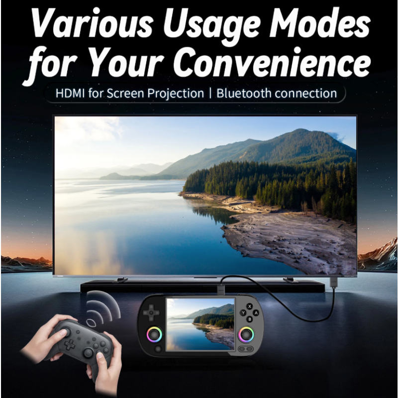 ANBERNIC RG40XX H Console de Jeu Portable Linux | Rétro 4.0