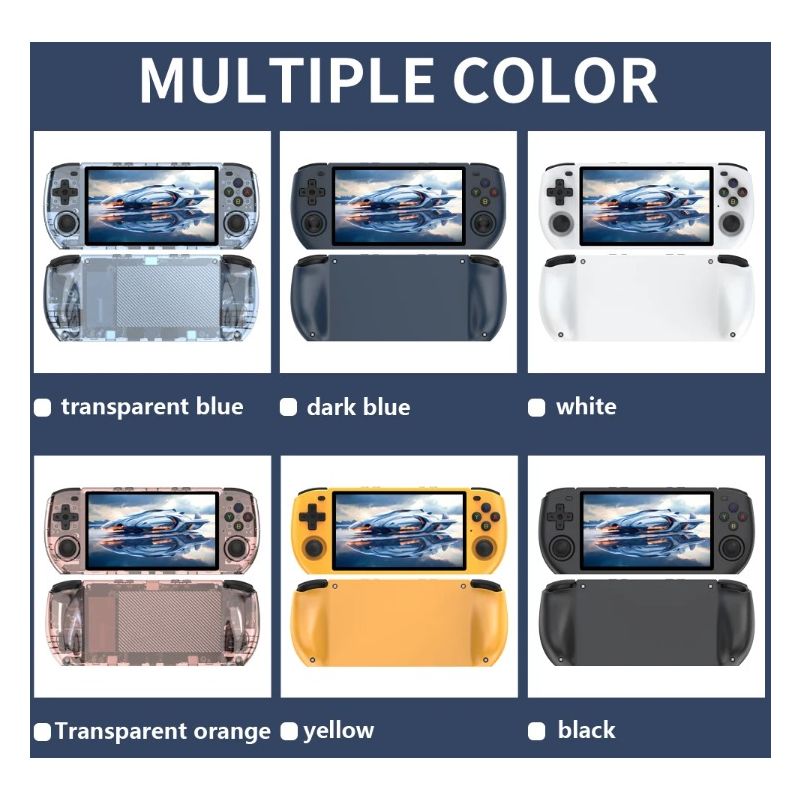 POWKIDDY RGB10 MAX3 console rétro-gaming écran IPS 5 pouces jeu open-source avec puce RK3566 haute performance