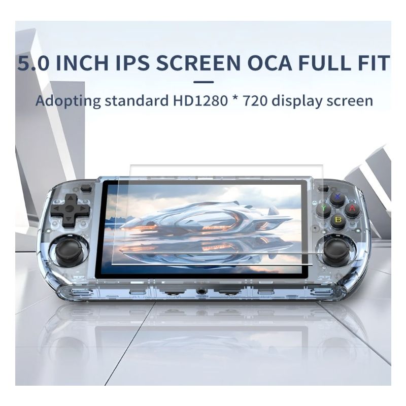 POWKIDDY RGB10 MAX3 console rétro-gaming écran IPS 5 pouces jeu open-source avec puce RK3566 haute performance