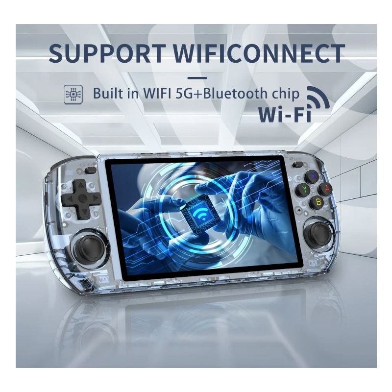 POWKIDDY RGB10 MAX3 console rétro-gaming écran IPS 5 pouces jeu open-source avec puce RK3566 haute performance