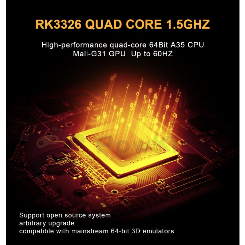 POWKIDDY RGB20S console portable rétro-gaming écran IPS 3.5 pouces système open source cadeau pour enfants