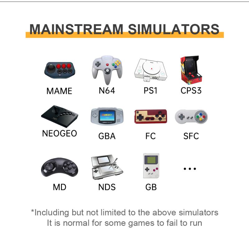 POWKIDDY RGB20S console portable rétro-gaming écran IPS 3.5 pouces système open source cadeau pour enfants