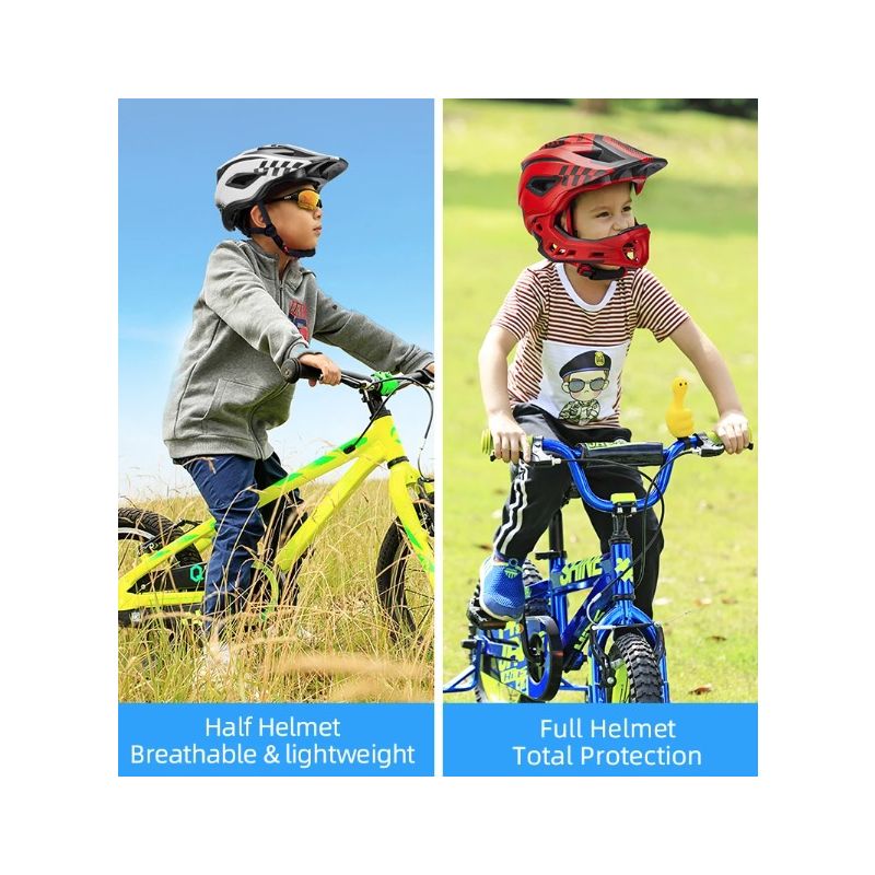 Casque de Cyclisme Enfants ROCKBROS avec Design Amovible Intégral Sécurité et Confort pour Vélo et VTT