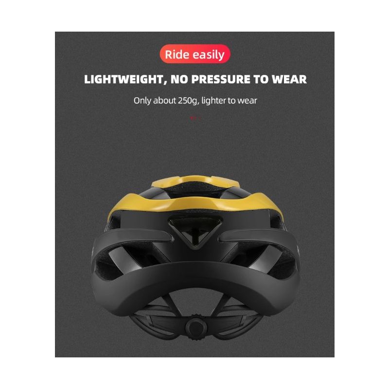 Casque de Vélo ROCKBROS Ultraléger Confortable et Résistant aux Chocs pour Cyclisme et Scooter Aventures