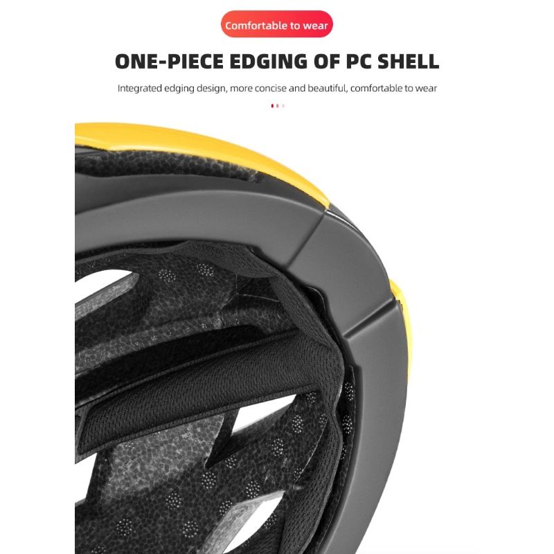 Casque de Vélo ROCKBROS Ultraléger Confortable et Résistant aux Chocs pour Cyclisme et Scooter Aventures