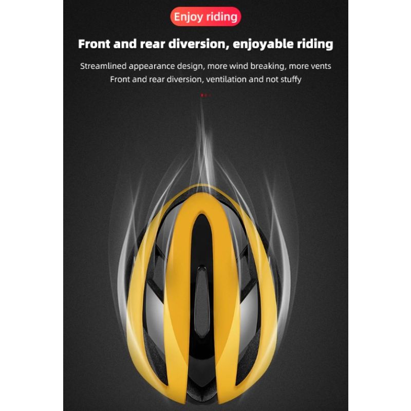 Casque de Vélo ROCKBROS Ultraléger Confortable et Résistant aux Chocs pour Cyclisme et Scooter Aventures