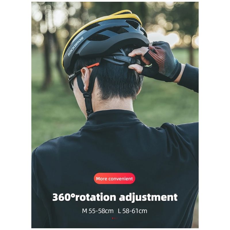 Casque de Vélo ROCKBROS Ultraléger Confortable et Résistant aux Chocs pour Cyclisme et Scooter Aventures