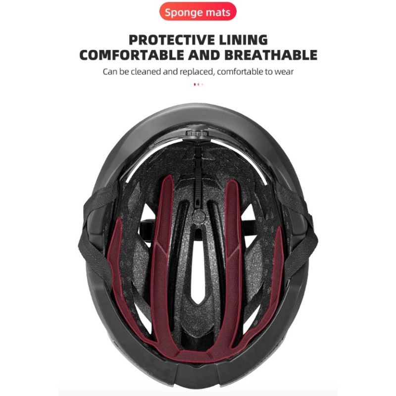 Casque de Vélo ROCKBROS Ultraléger Confortable et Résistant aux Chocs pour Cyclisme et Scooter Aventures