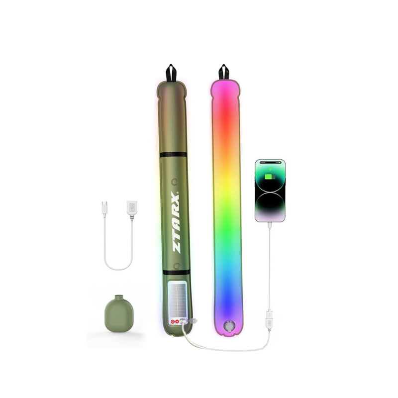 ZTARX Lanterne Solaire Gonflable IP66 - Camping, Randonnée, Urgence - Portable, Étanche, USB Rechargeable