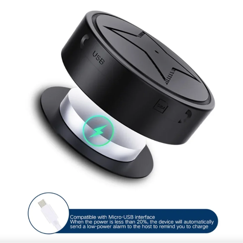 Mini GPS Fixation Magnétique Forte Suivi Temps Réel Voiture Moto Camion Localisateur Longue Durée Batterie